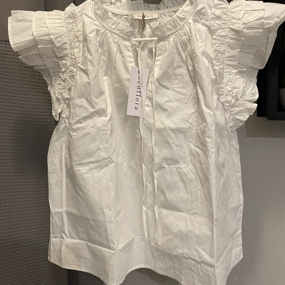 Neuflora White Ottawa Blouse